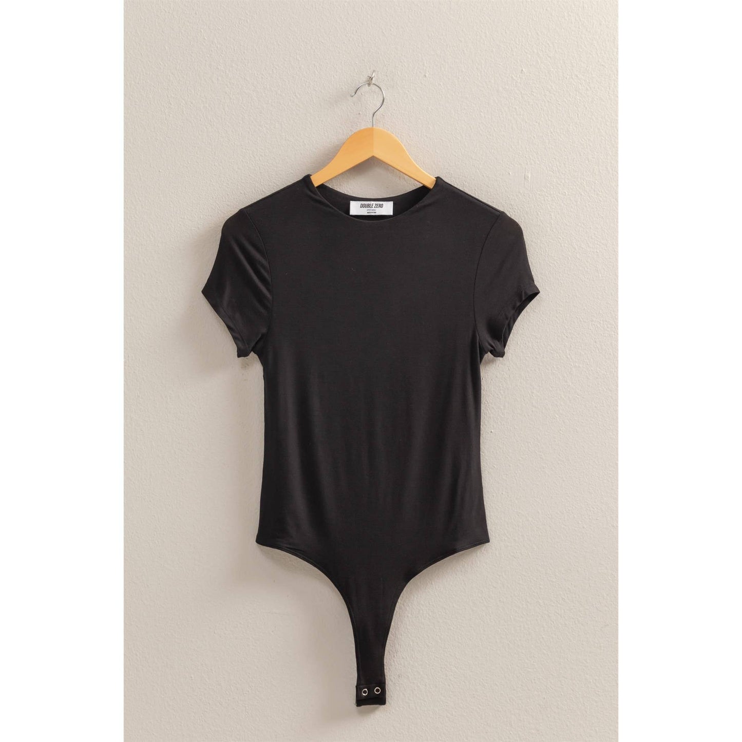Double Layered Bodysuit- Black
