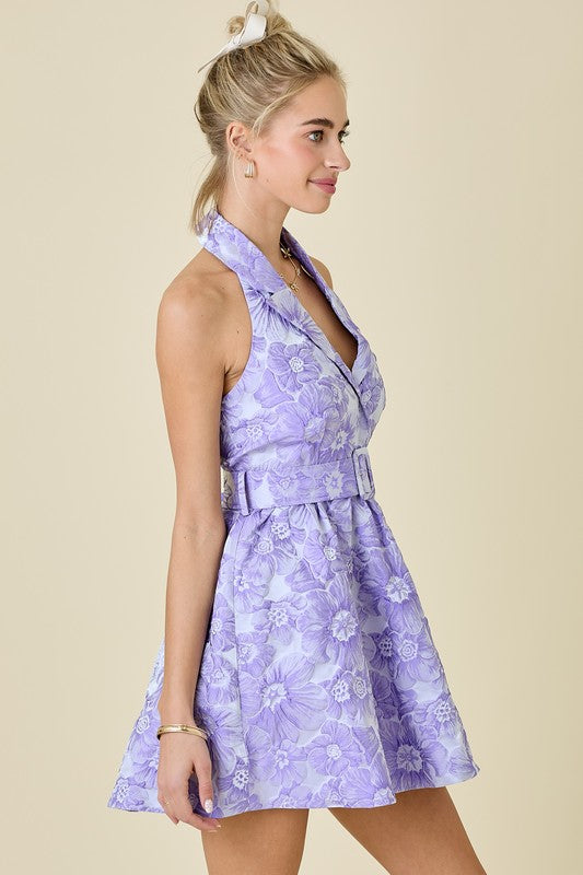 Stephanie Jacquard Dress