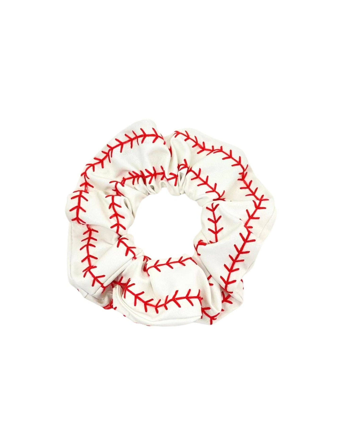 BC- Baseball Seams Scrunchie