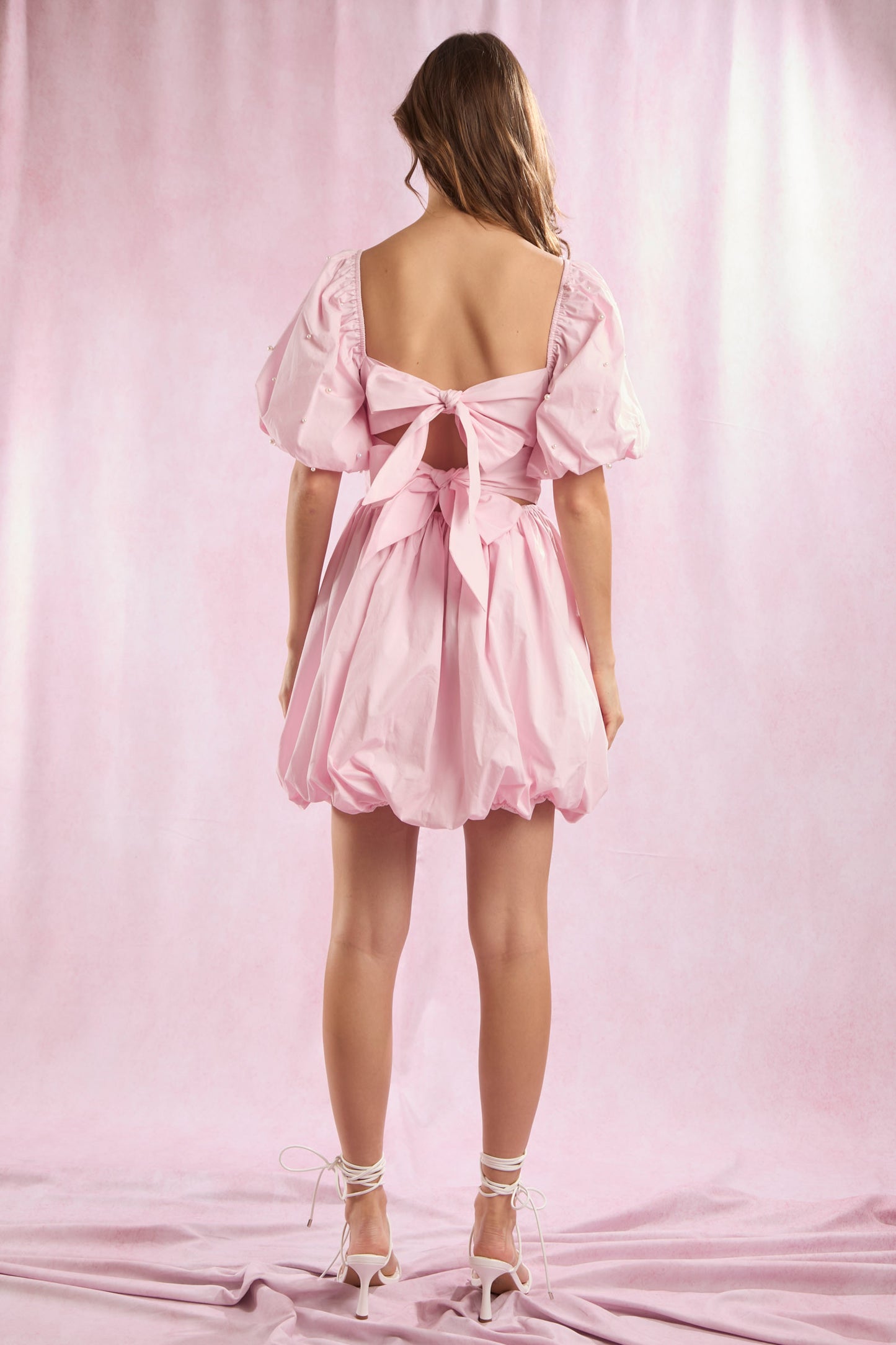 Juliette Pearl Bow Dress