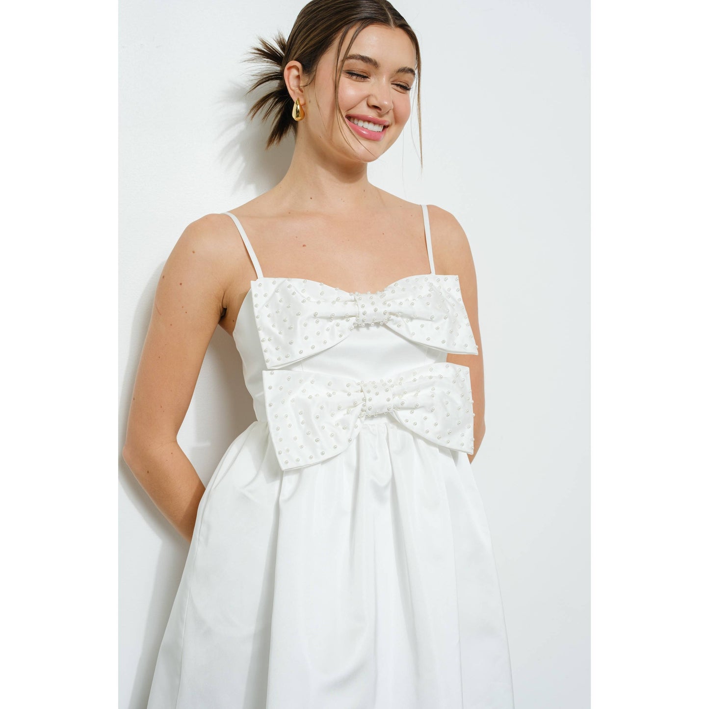 Mitzi Pearl-Embellished Dress