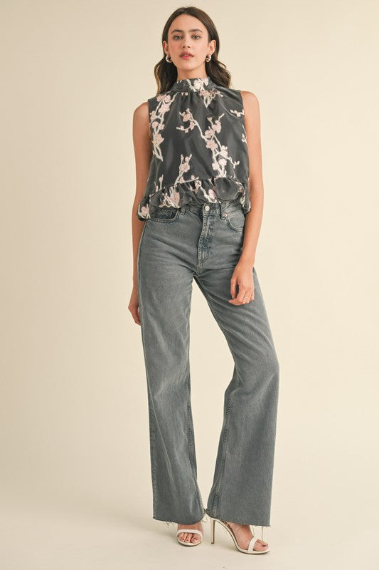 Jackie Jacquard Blouse