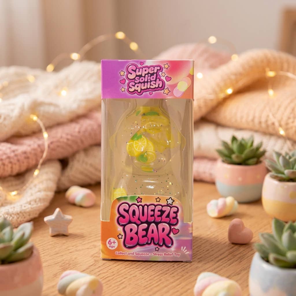 Vaseline Bear Squishy Toy - Coconut Oil Fruit Filled