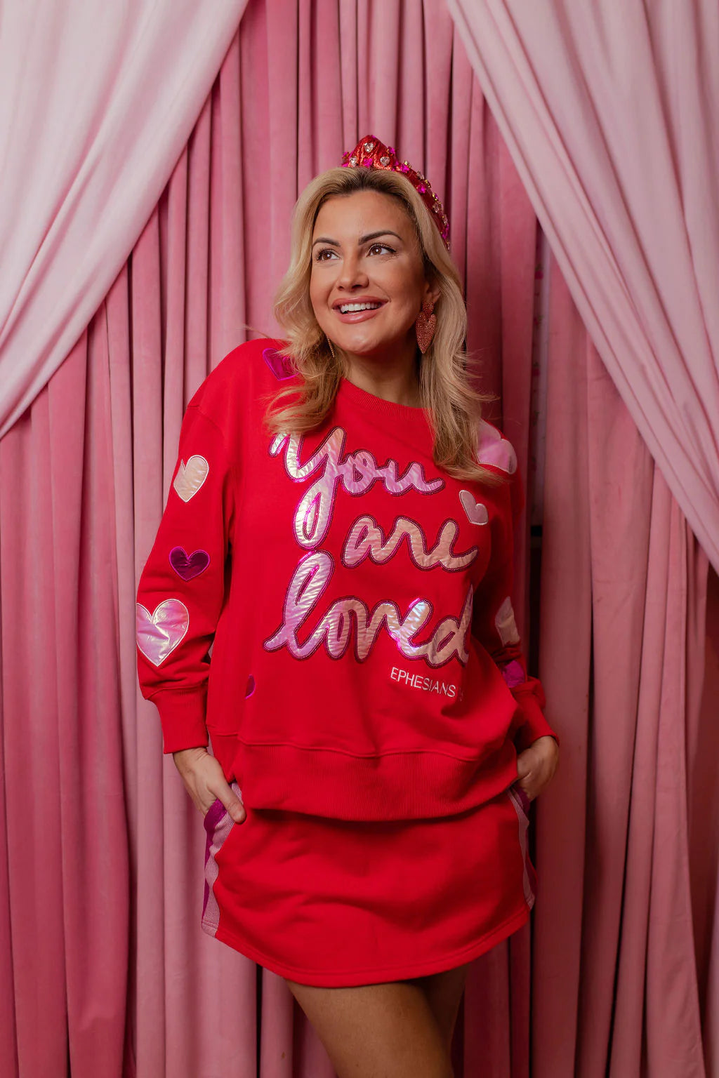 BC- You Are Loved Red Skort