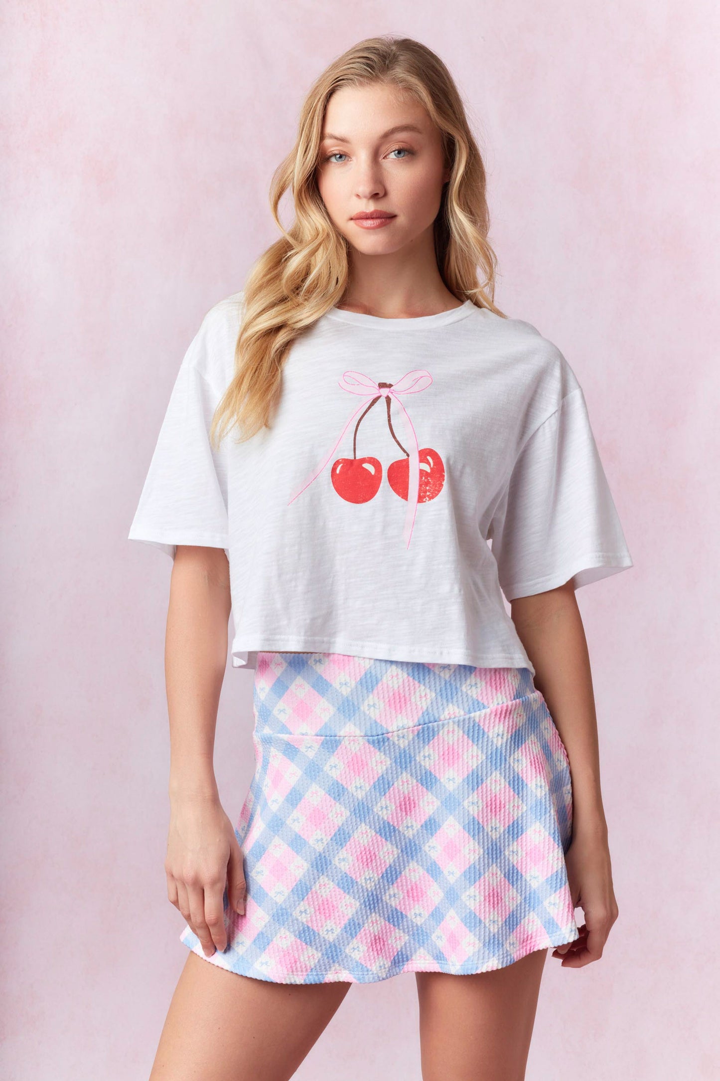 Cherry Bow Tee