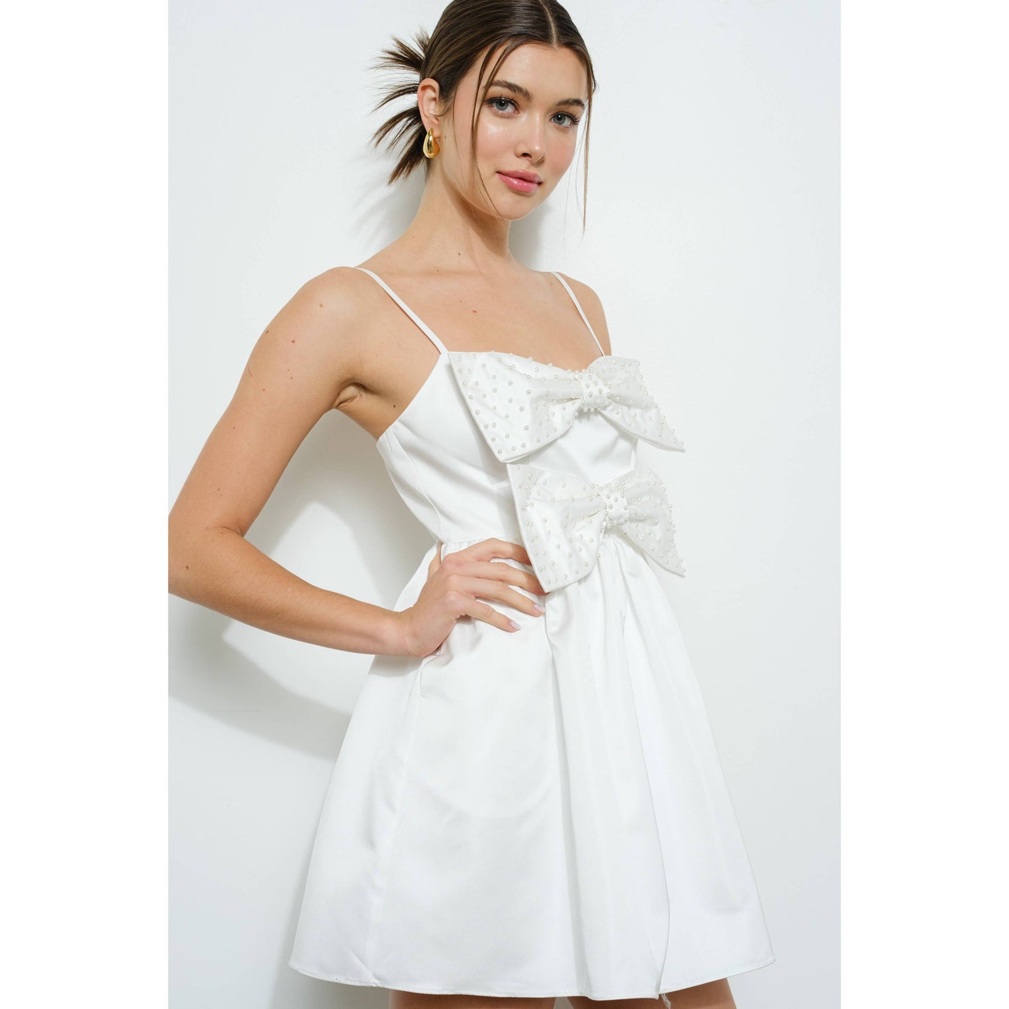 Mitzi Pearl-Embellished Dress