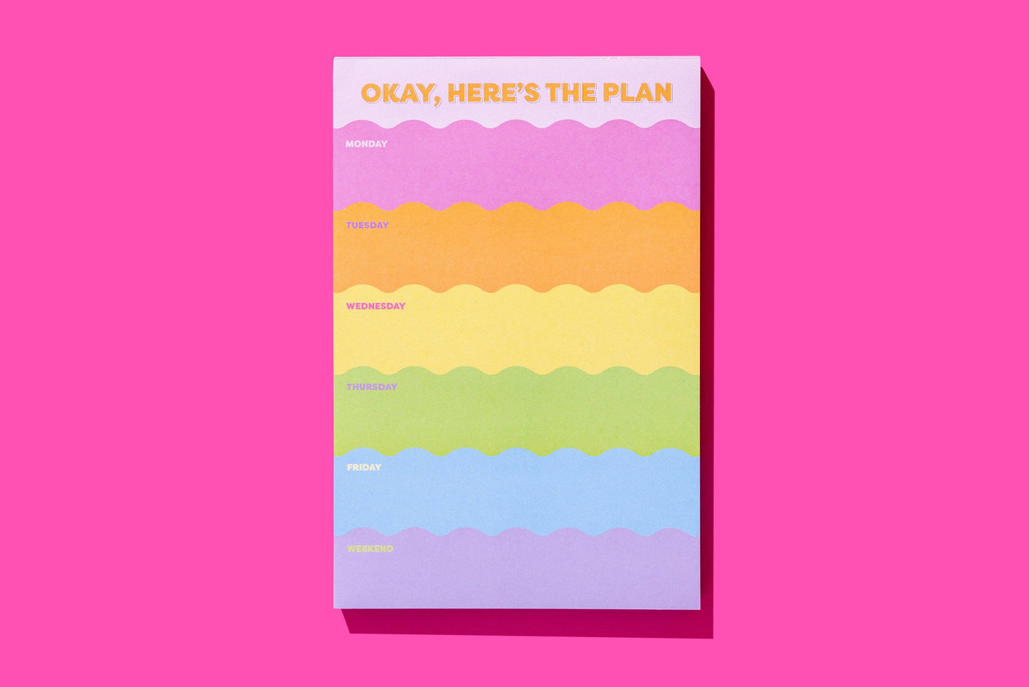 Weekly List Pad-100 Sheets