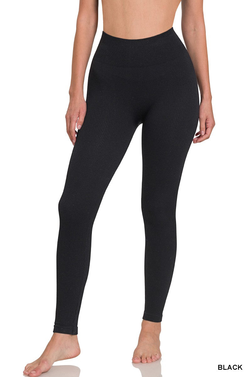 Ribbed Seamless Leggings