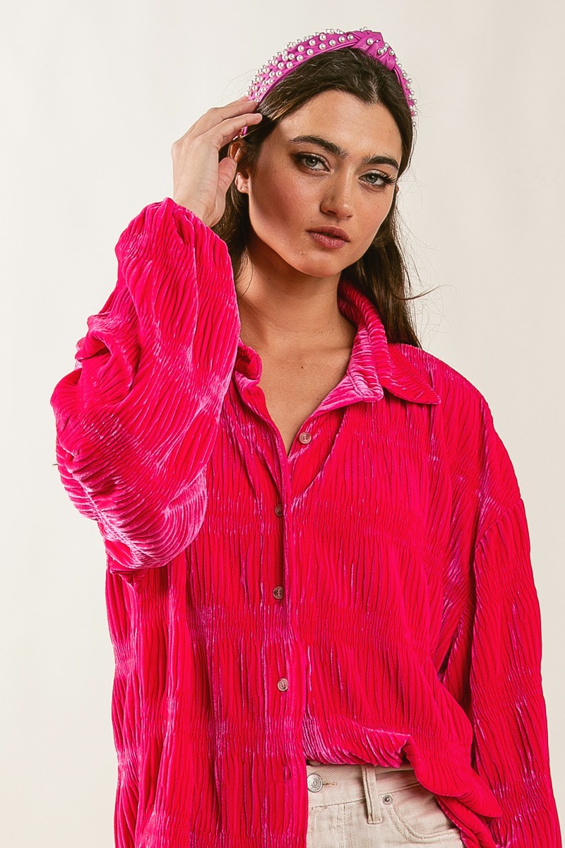 Hannah Velvet Top