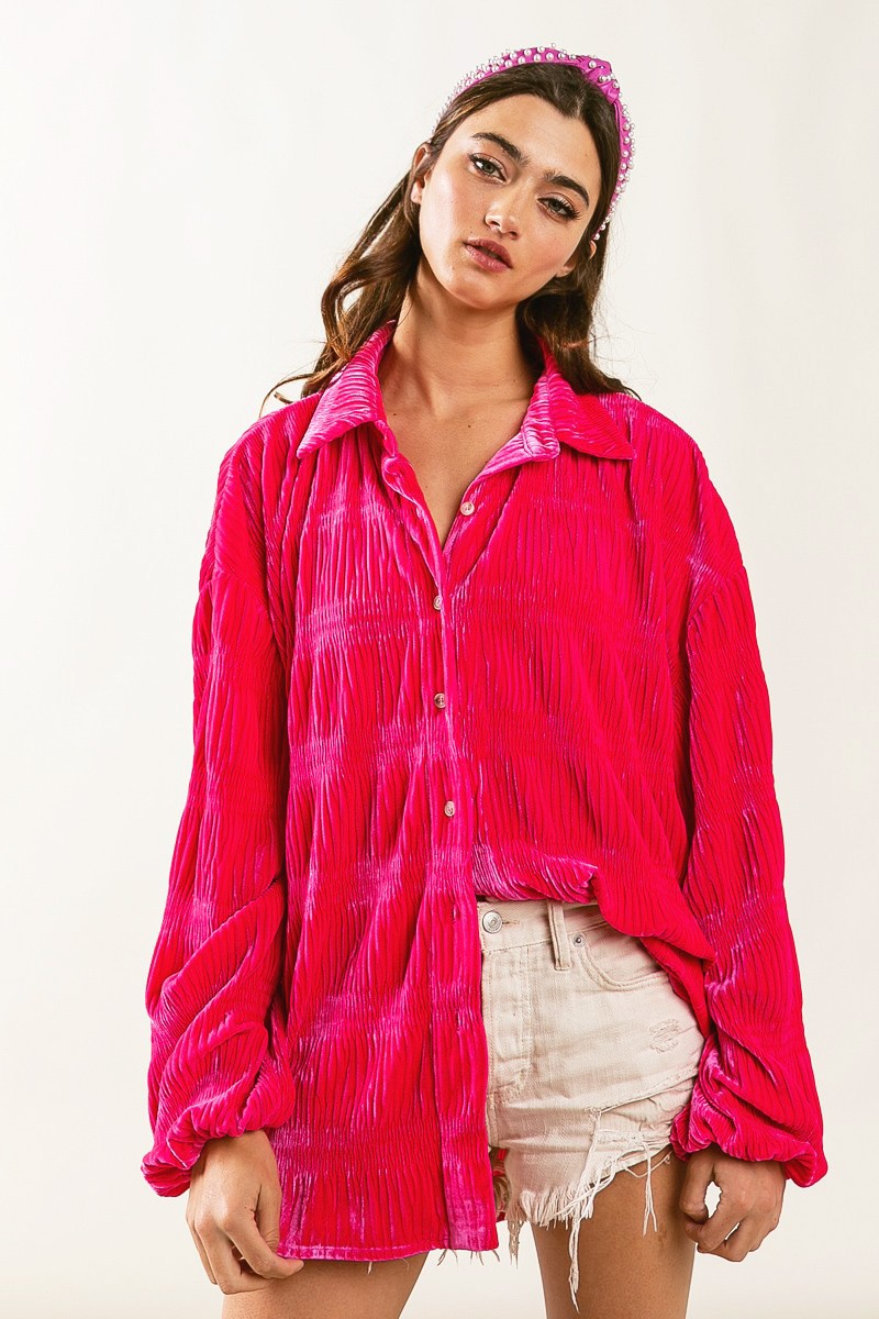 Hannah Velvet Top