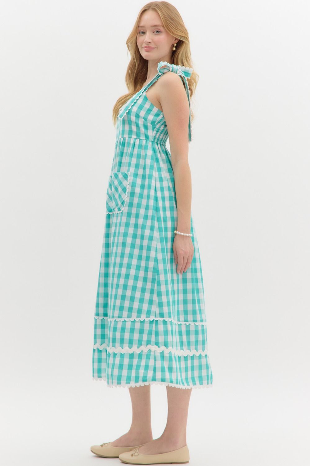 Sally Dress- Aqua