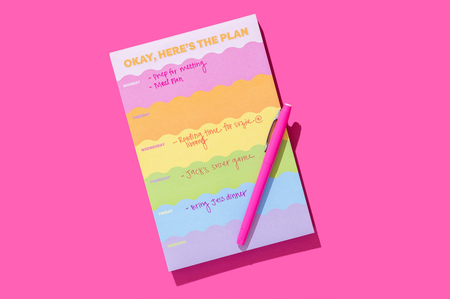 Weekly List Pad-100 Sheets