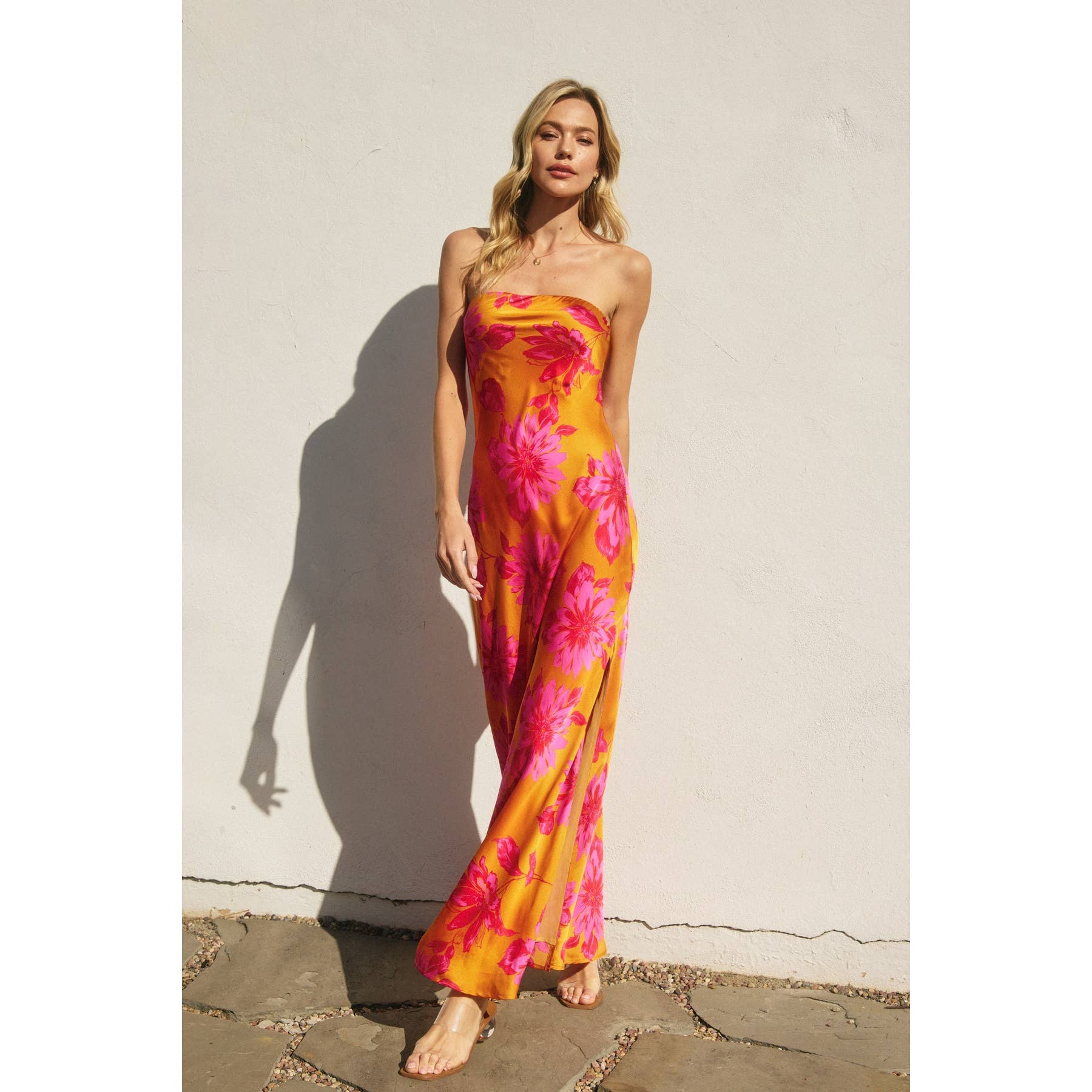 Hibiscus Mango Dress Gilded Swan Boutique Hibiscus Mango Dress Gilded Swan Boutique