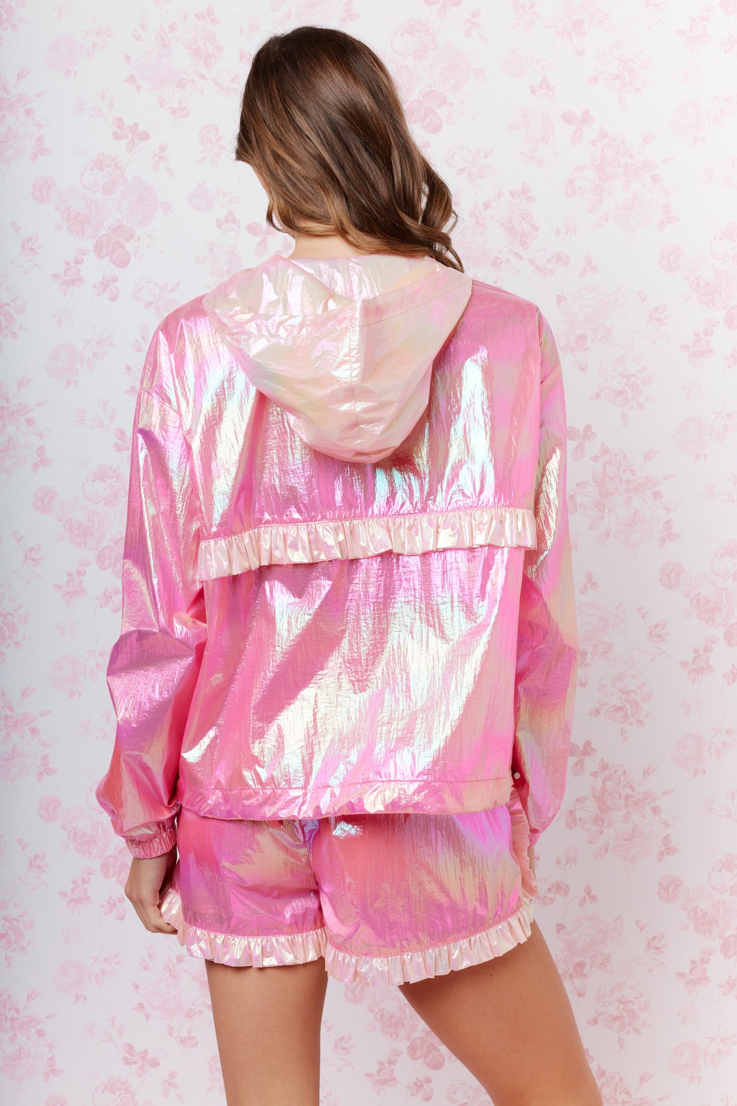 Pink Paradise Windbreaker Set