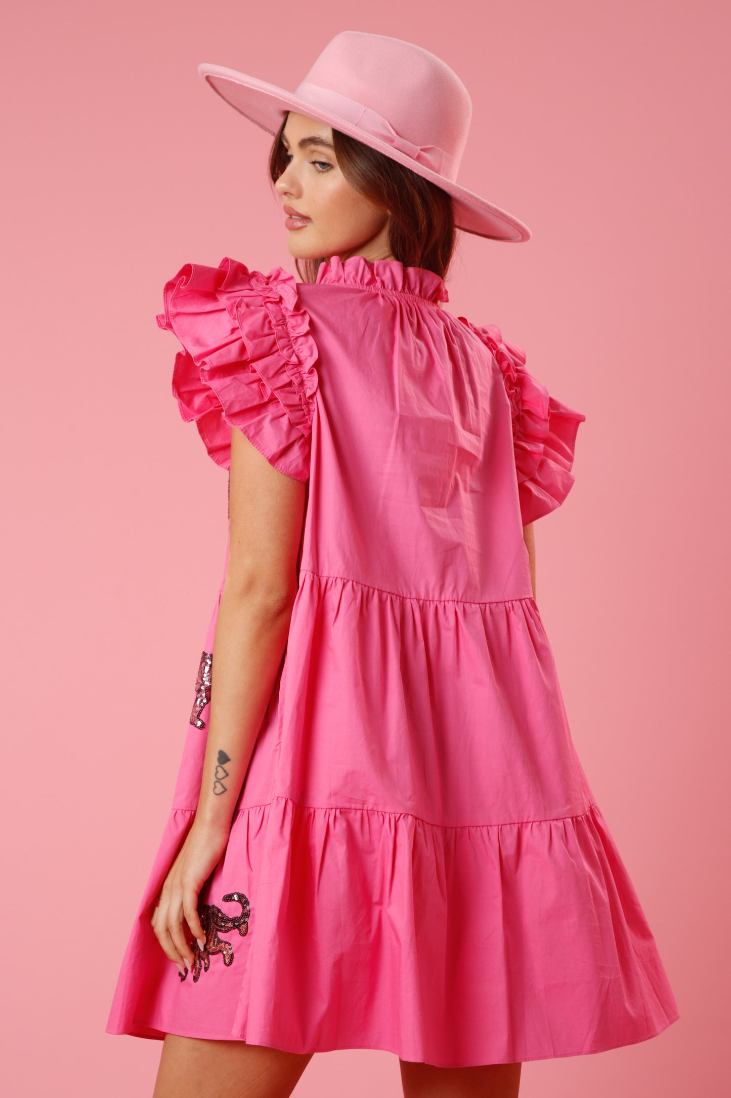 Wild Side Dress- Pink