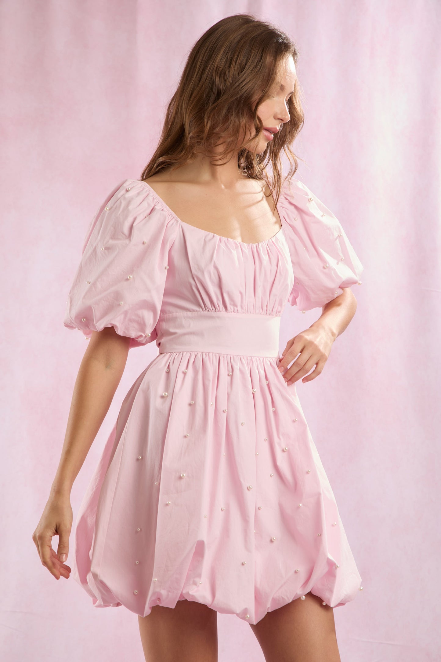 Juliette Pearl Bow Dress