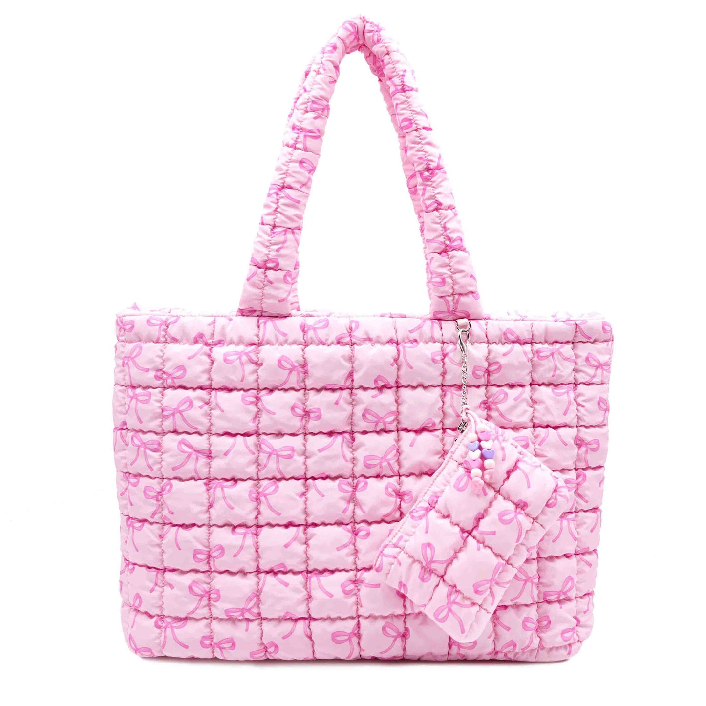 Quilted Scrunchies Large Tote Bag