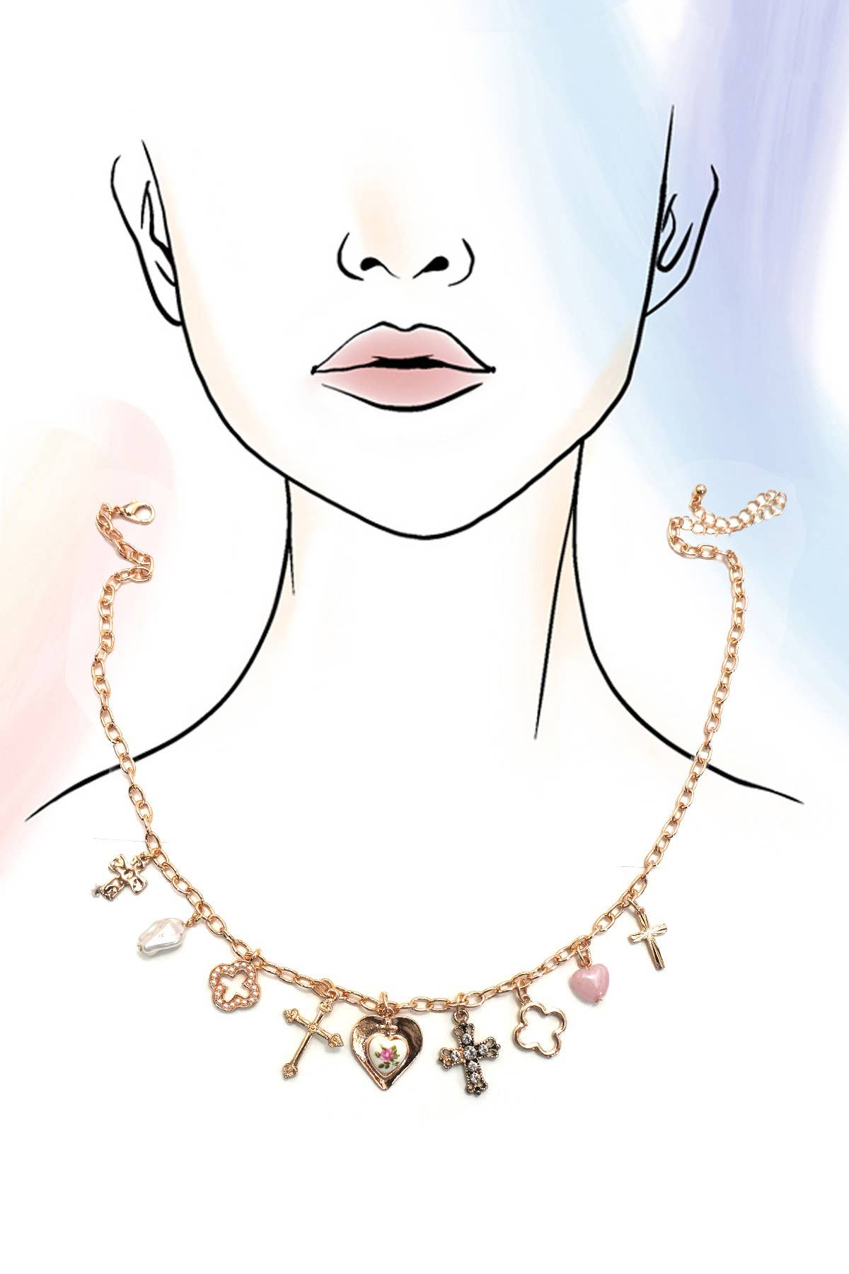 Charm Necklace- Lia