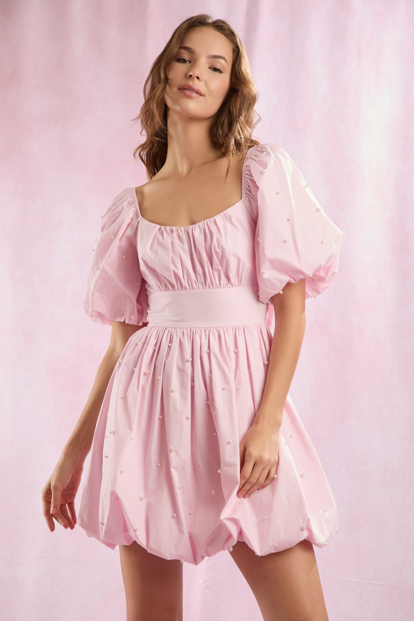 Juliette Pearl Bow Dress