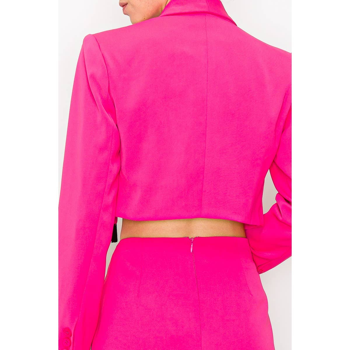 Giselle Deco Bow Blazer- Pink