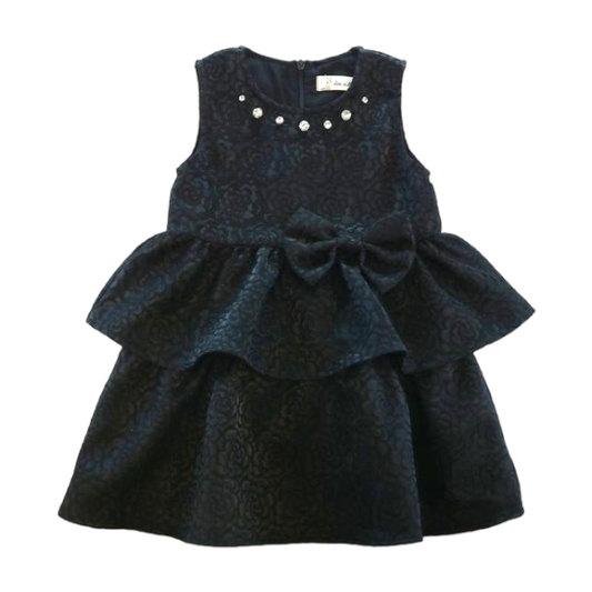 Girls Jewel Floral Dress
