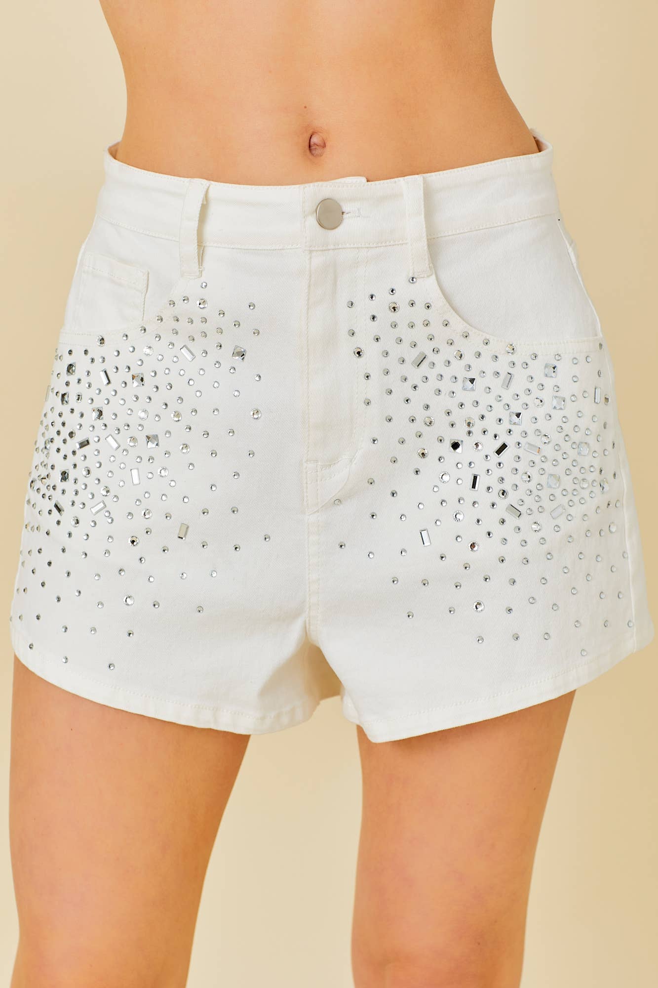Rhinestone Queen Shorts