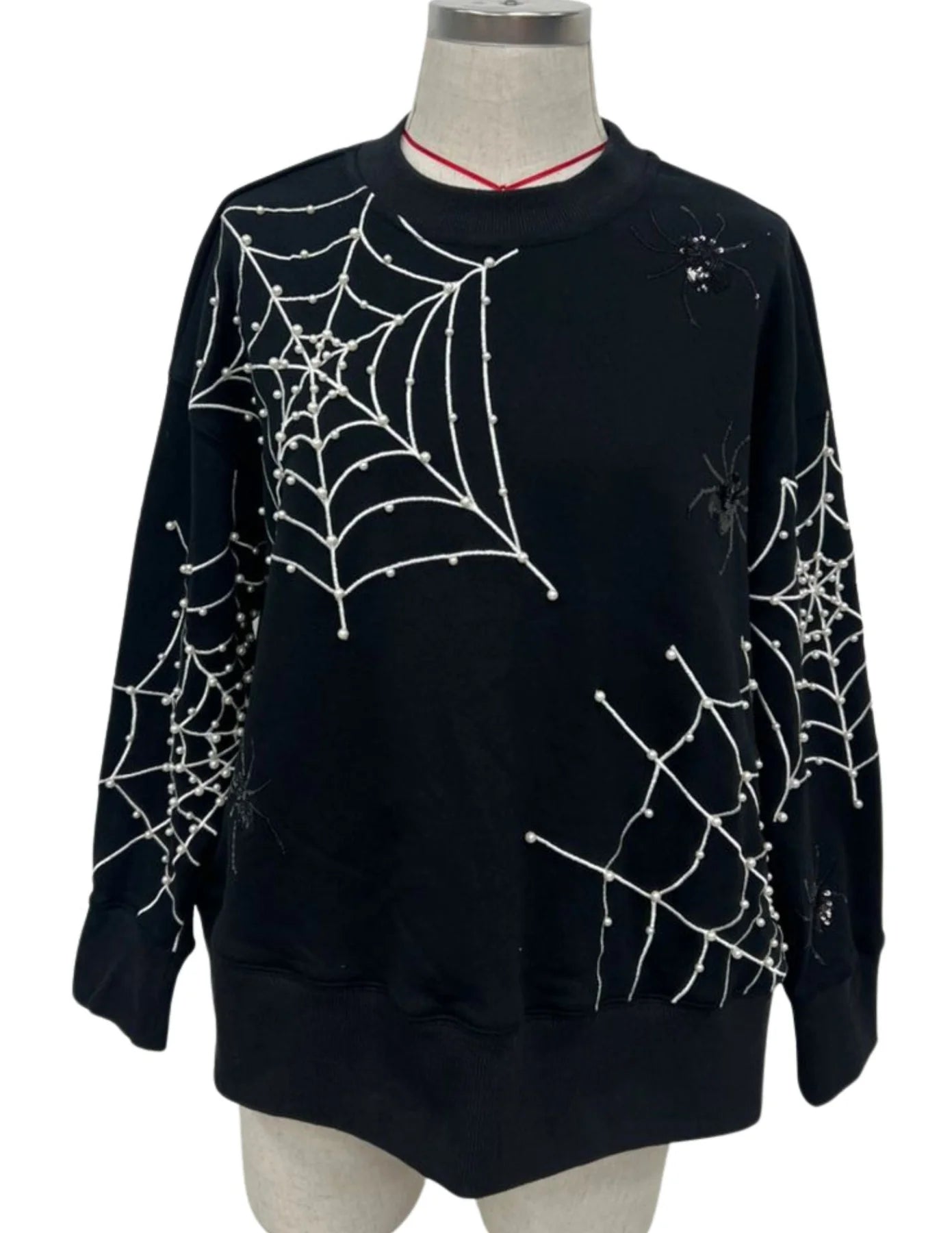 BC- Pearl Spider Webs Sweatshirt