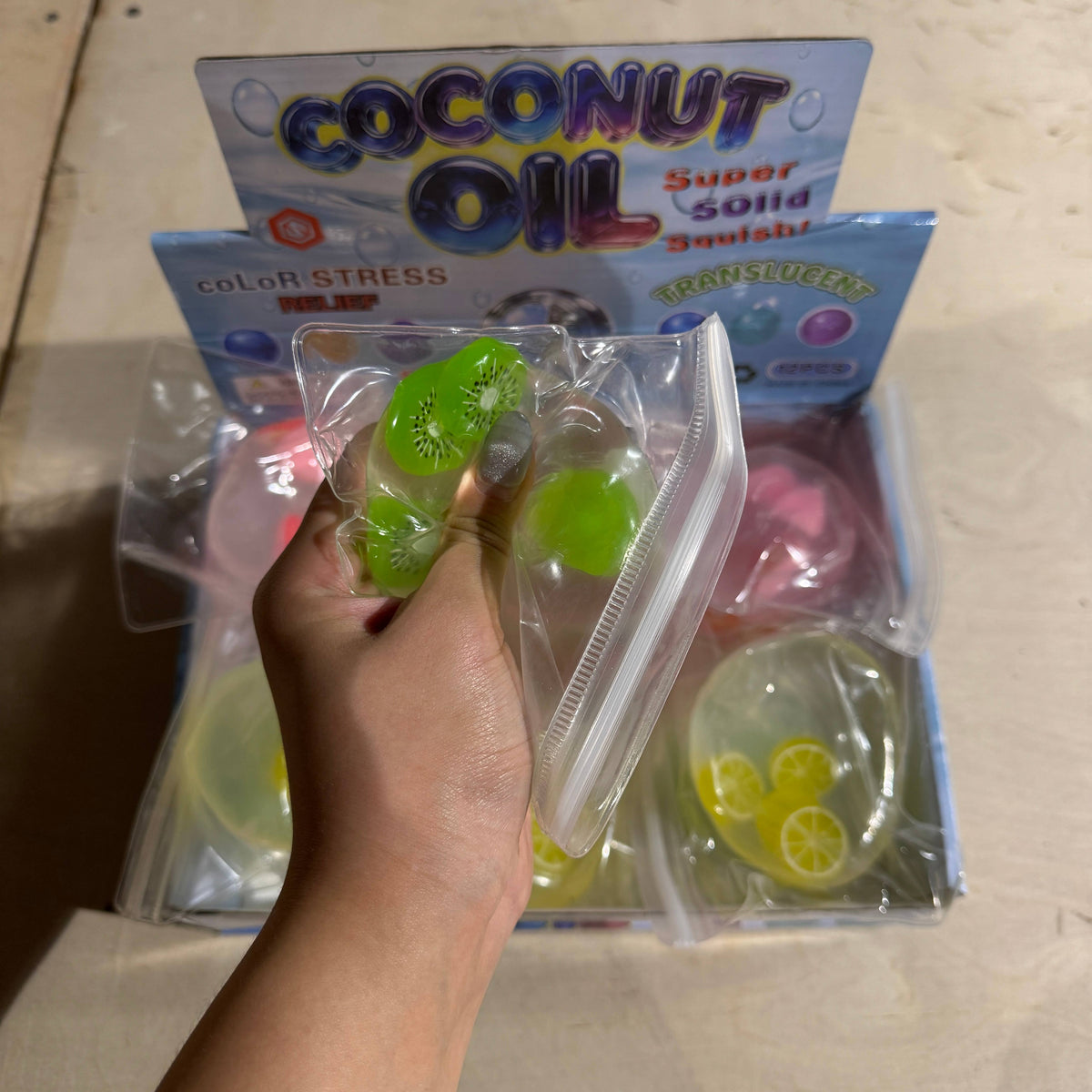 Coconut Oil Vaseline Mixed Fruit Ball Squishy