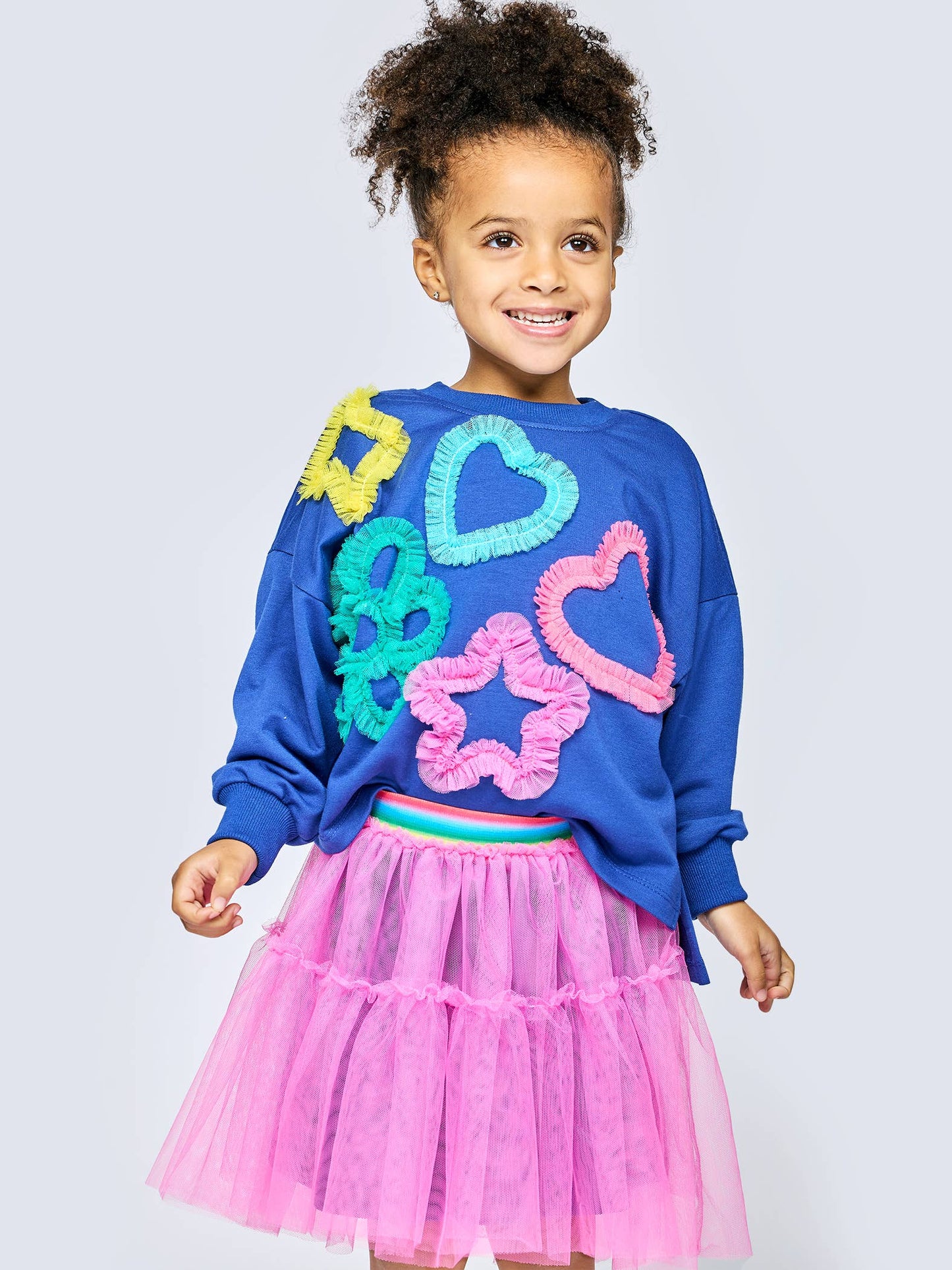 Girls Tulle Jogger Set