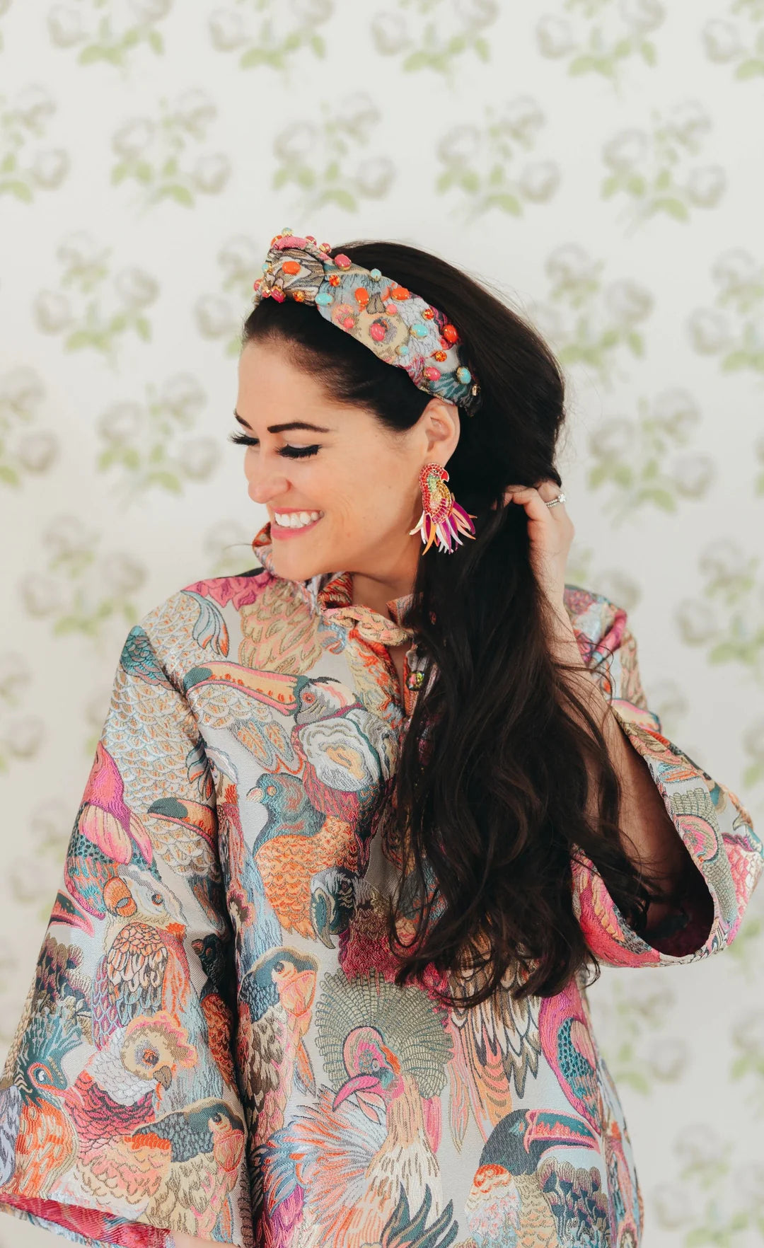BC- Bird Bam Headband with Cabochons