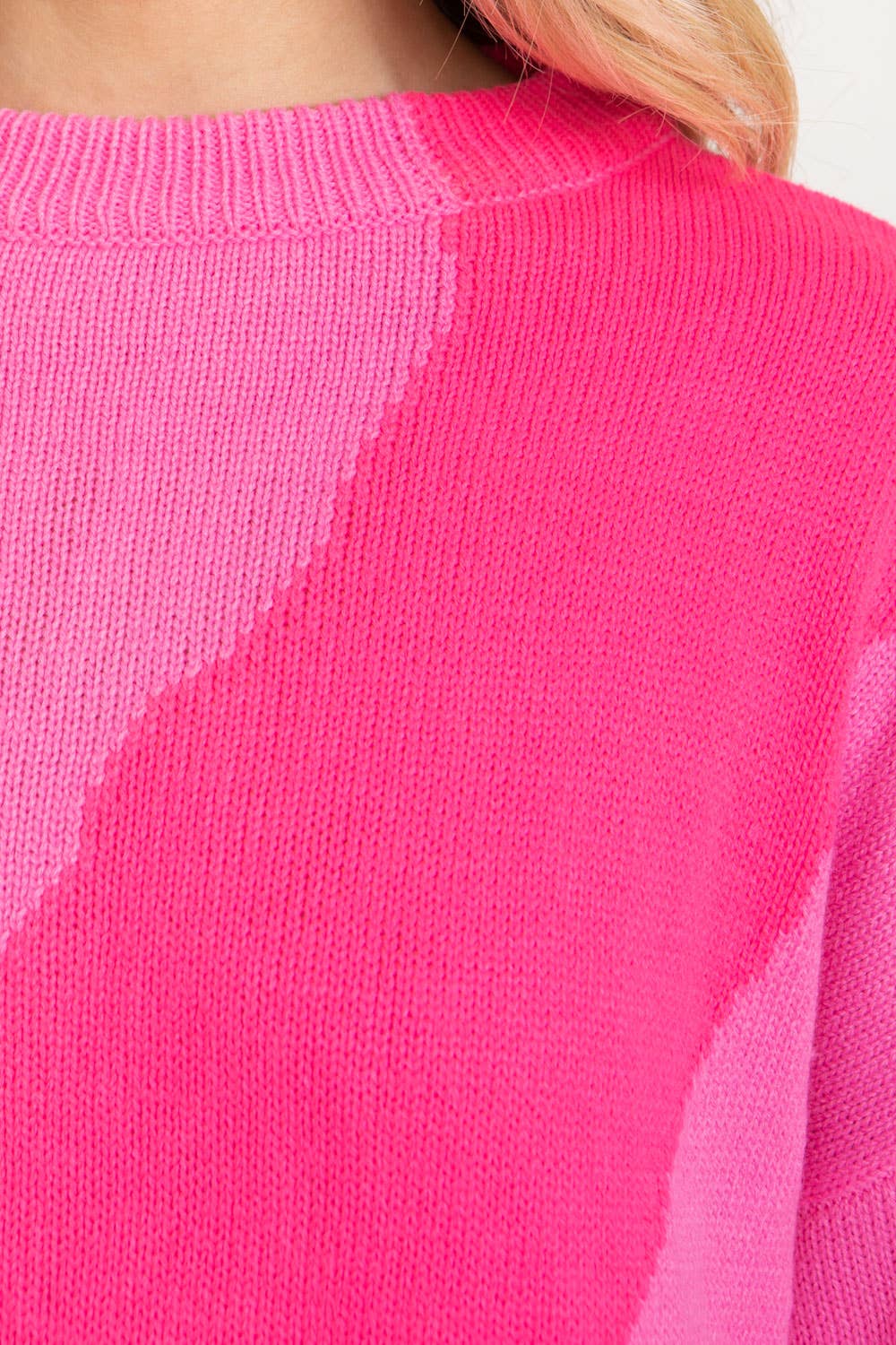 Pink Swoon Sweater