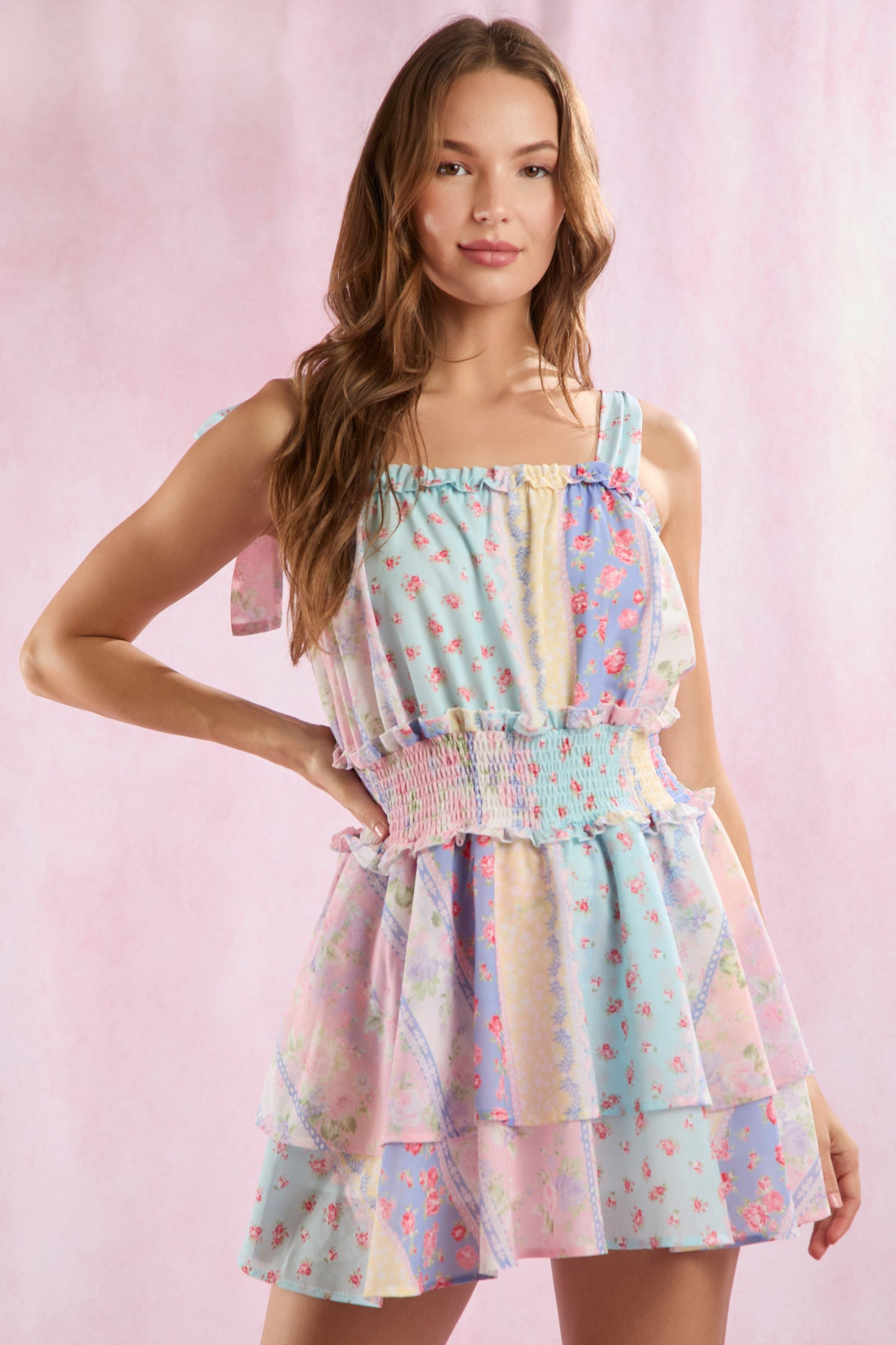 Matilda Patchwork Romper