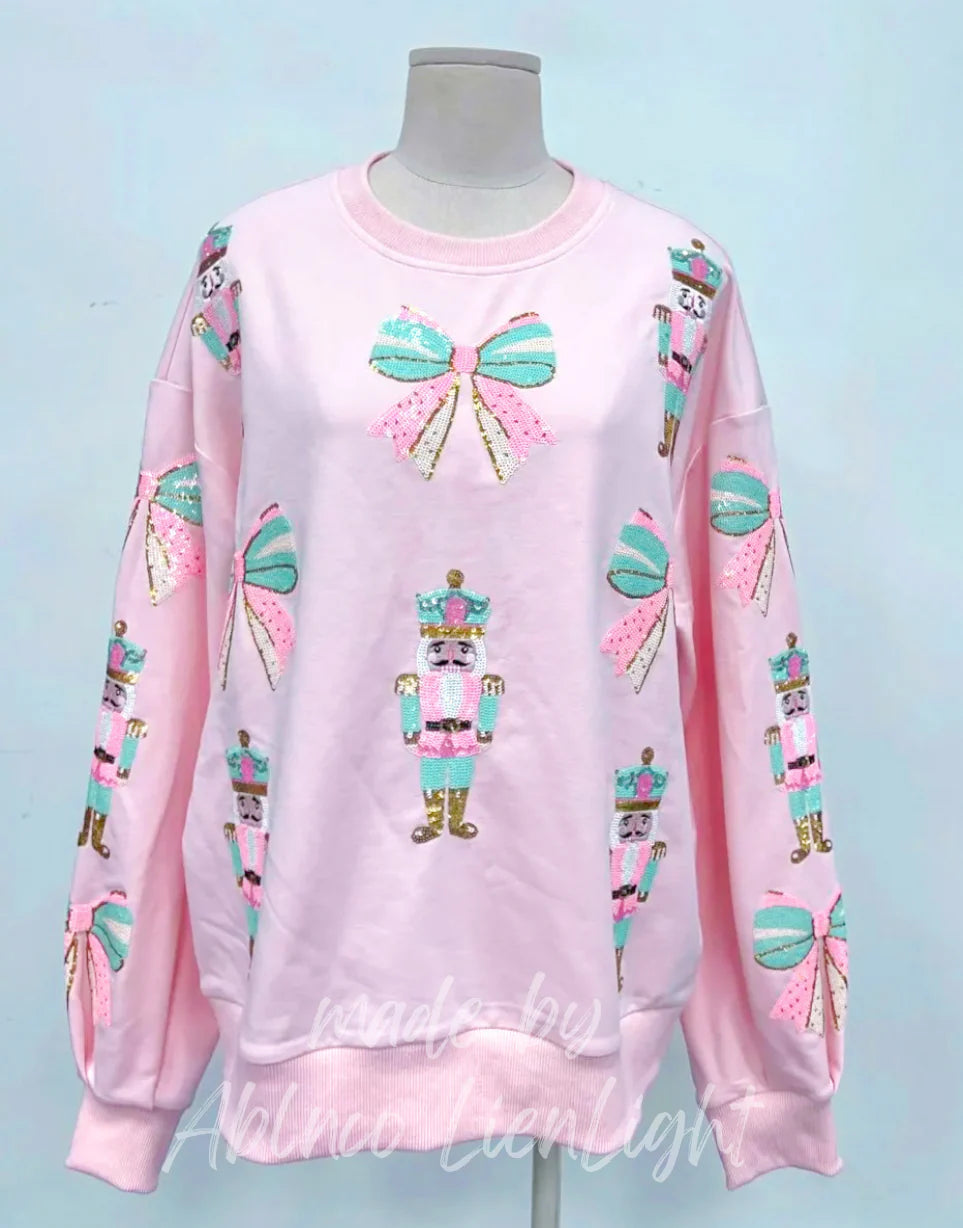 Nutcracker Bow Sweatshirt