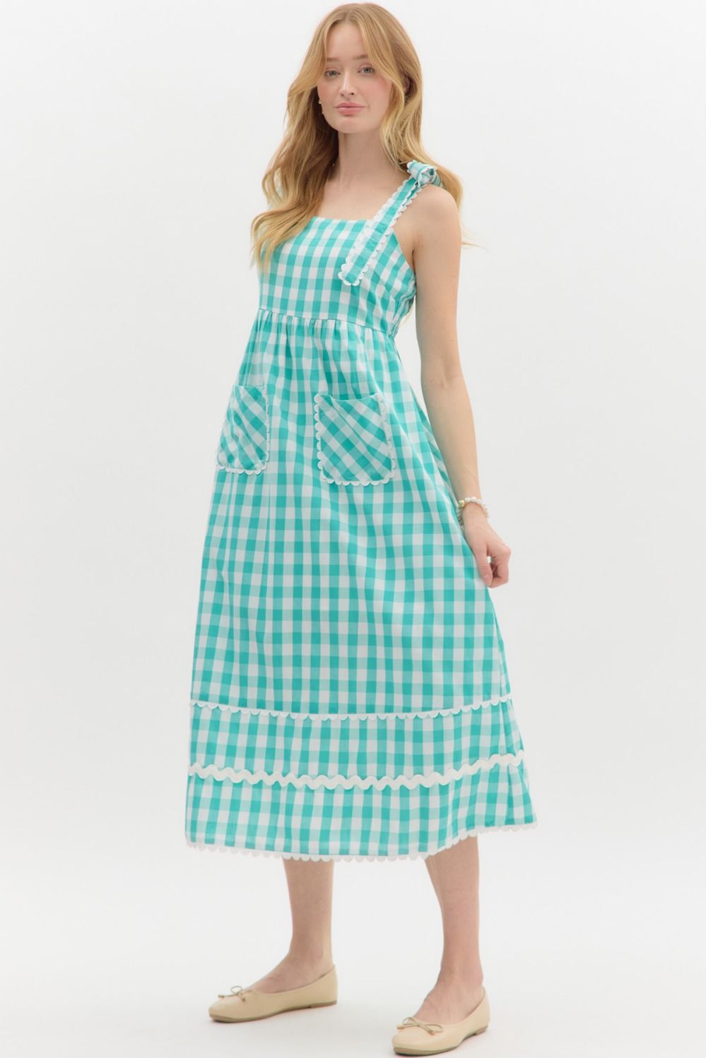Sally Dress- Aqua
