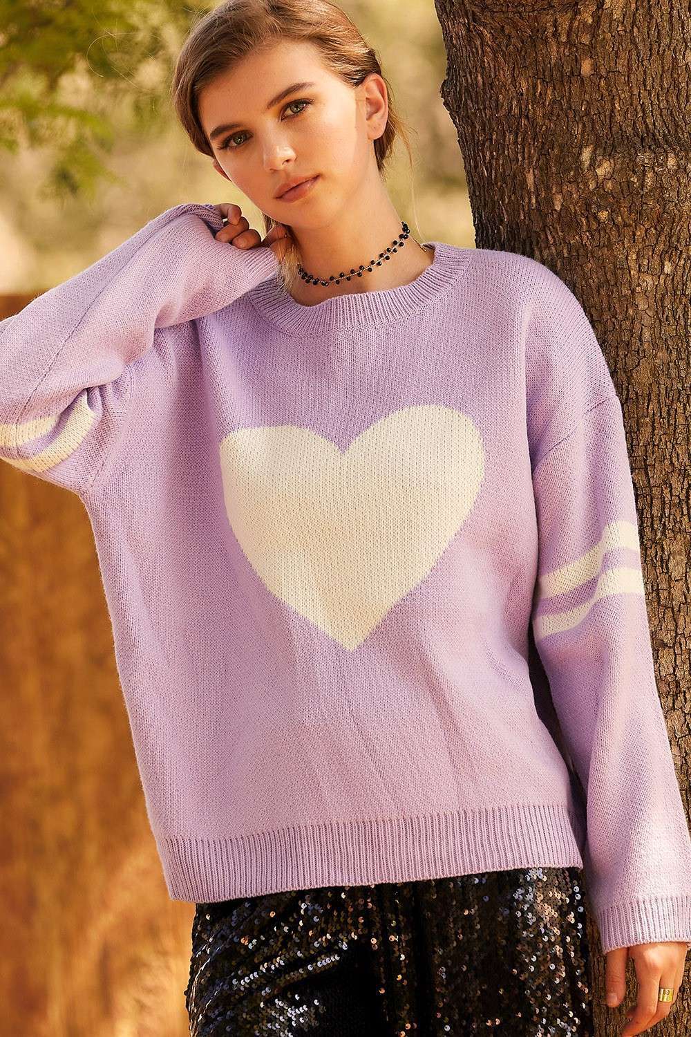 Valerie Heart Sweater