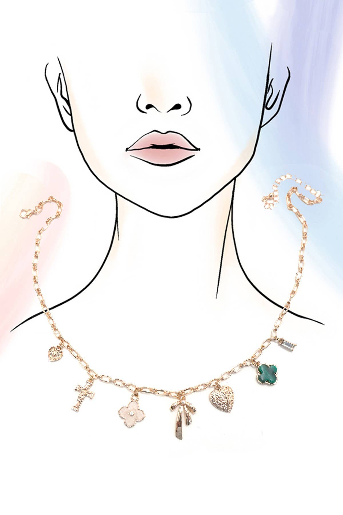 Charm Necklace- Anita
