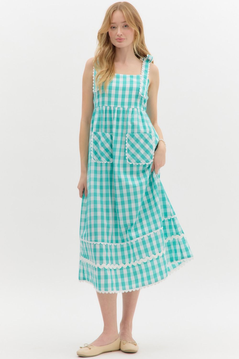 Sally Dress- Aqua