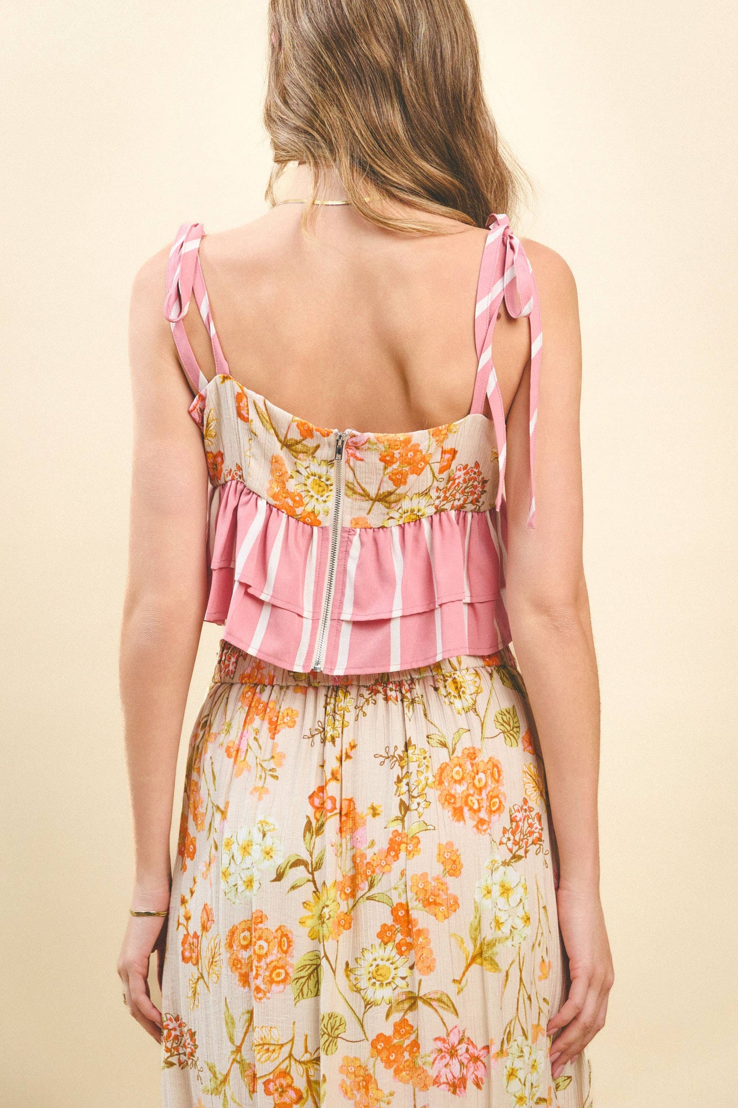 Pippa Floral Striped Set