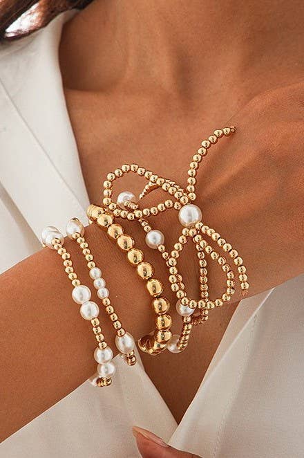 Bessie Bow Bracelet Stack