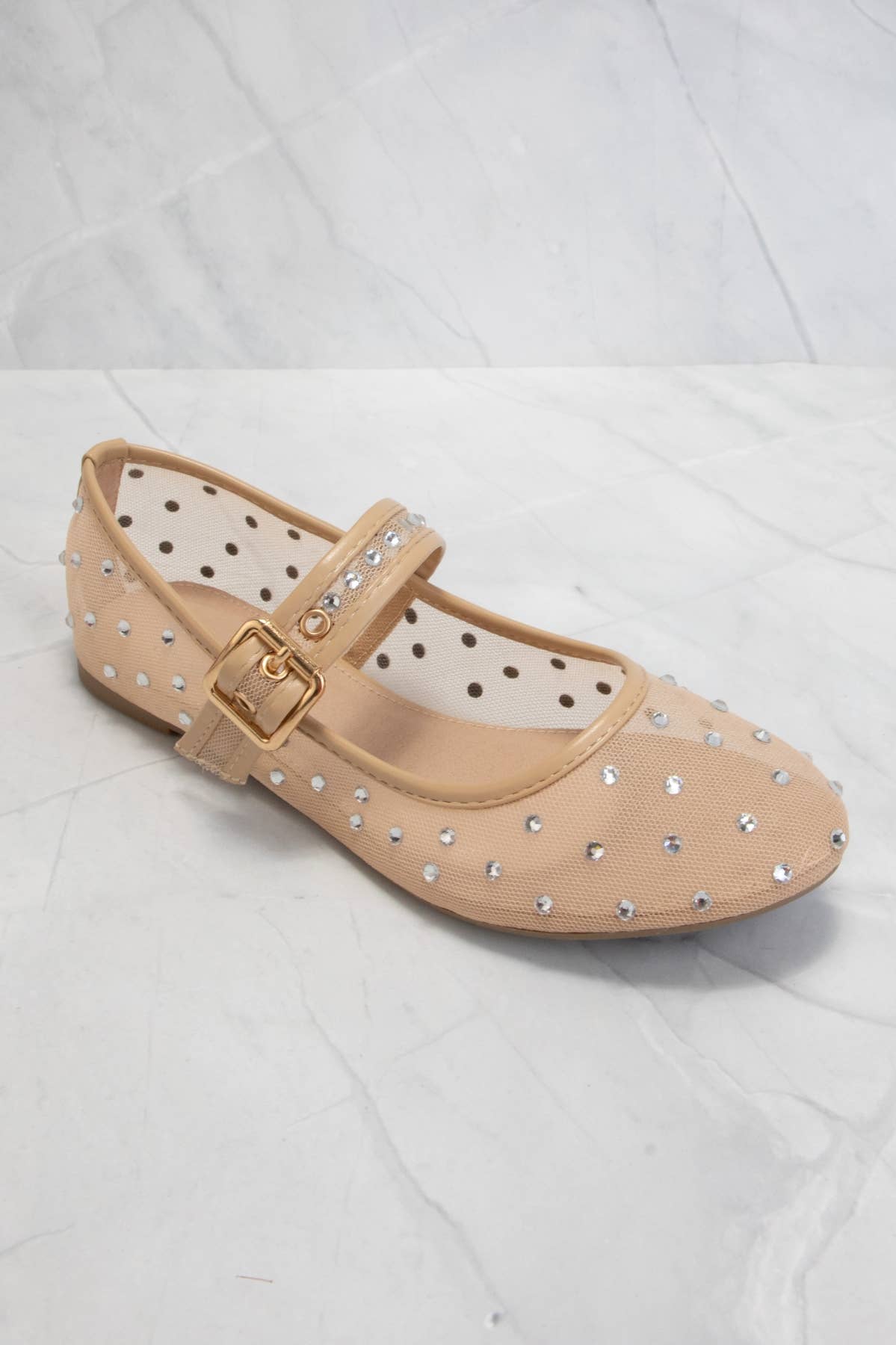Crystal Mary Jane Flat