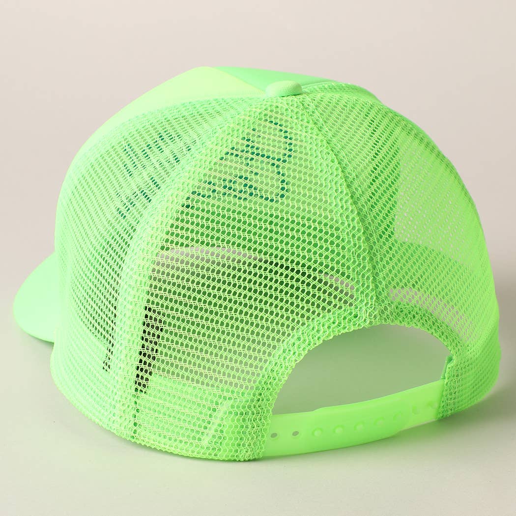 Costal Cowgirl Hat- Neon Green