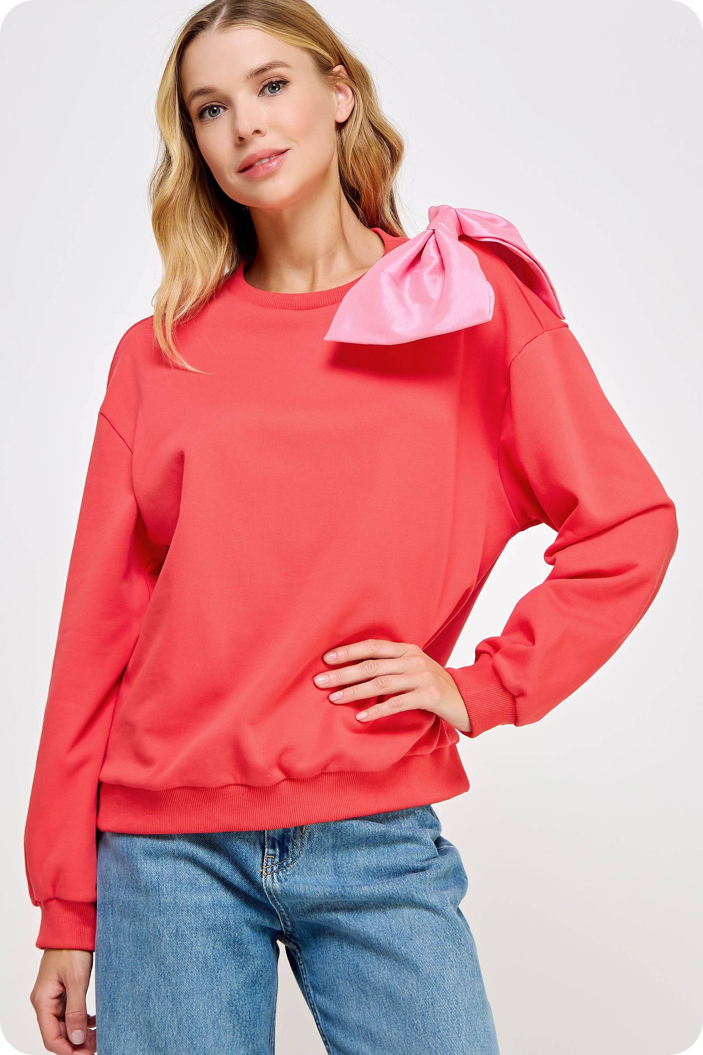 Statement Bow Sweatshirt