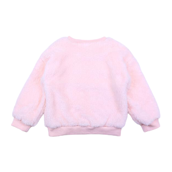 Lola Sequin Furry Sweatshirt