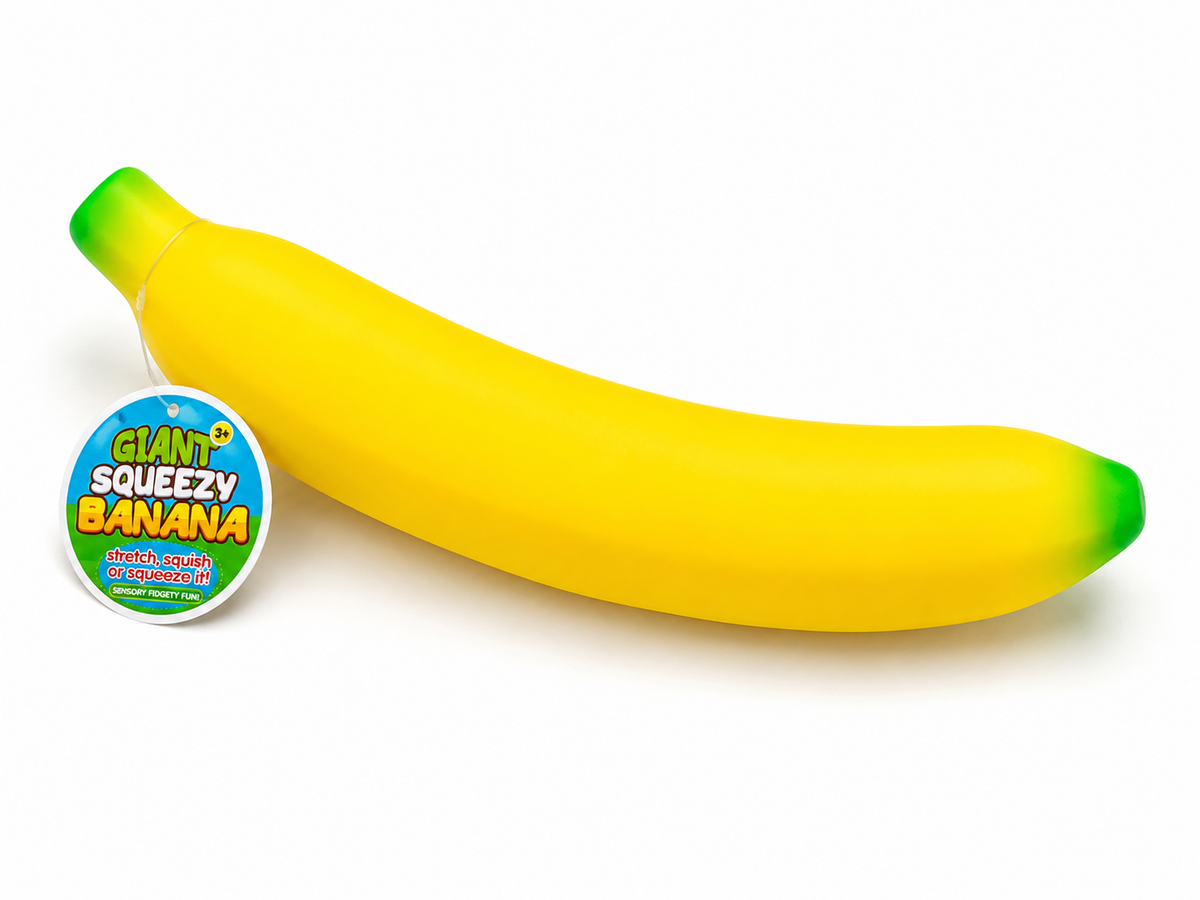 Giant Squeezy Banana Squishy– 15”