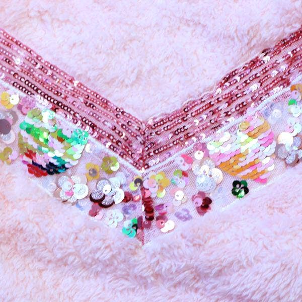 Lola Sequin Furry Sweatshirt