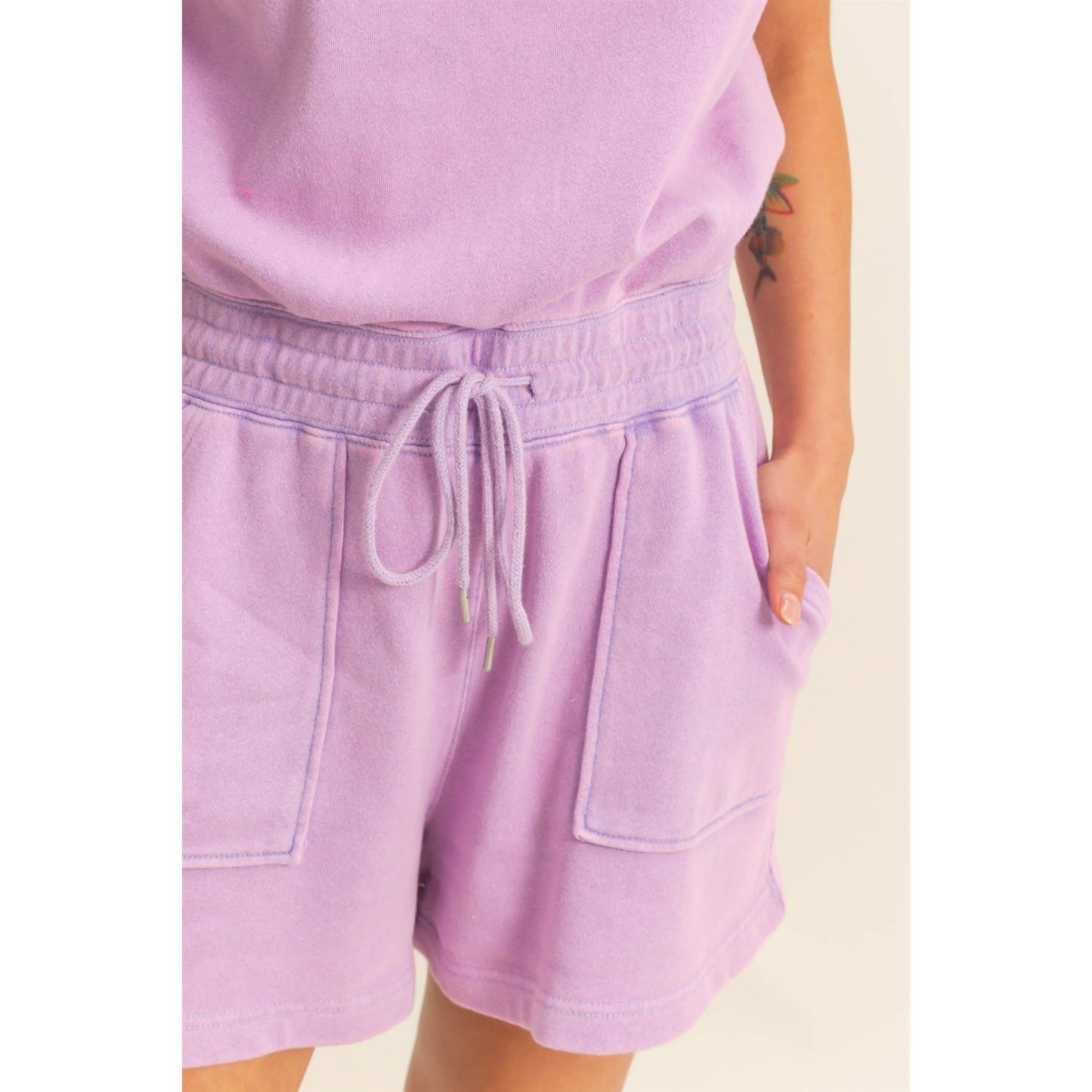 Daisy Drawstring Romper
