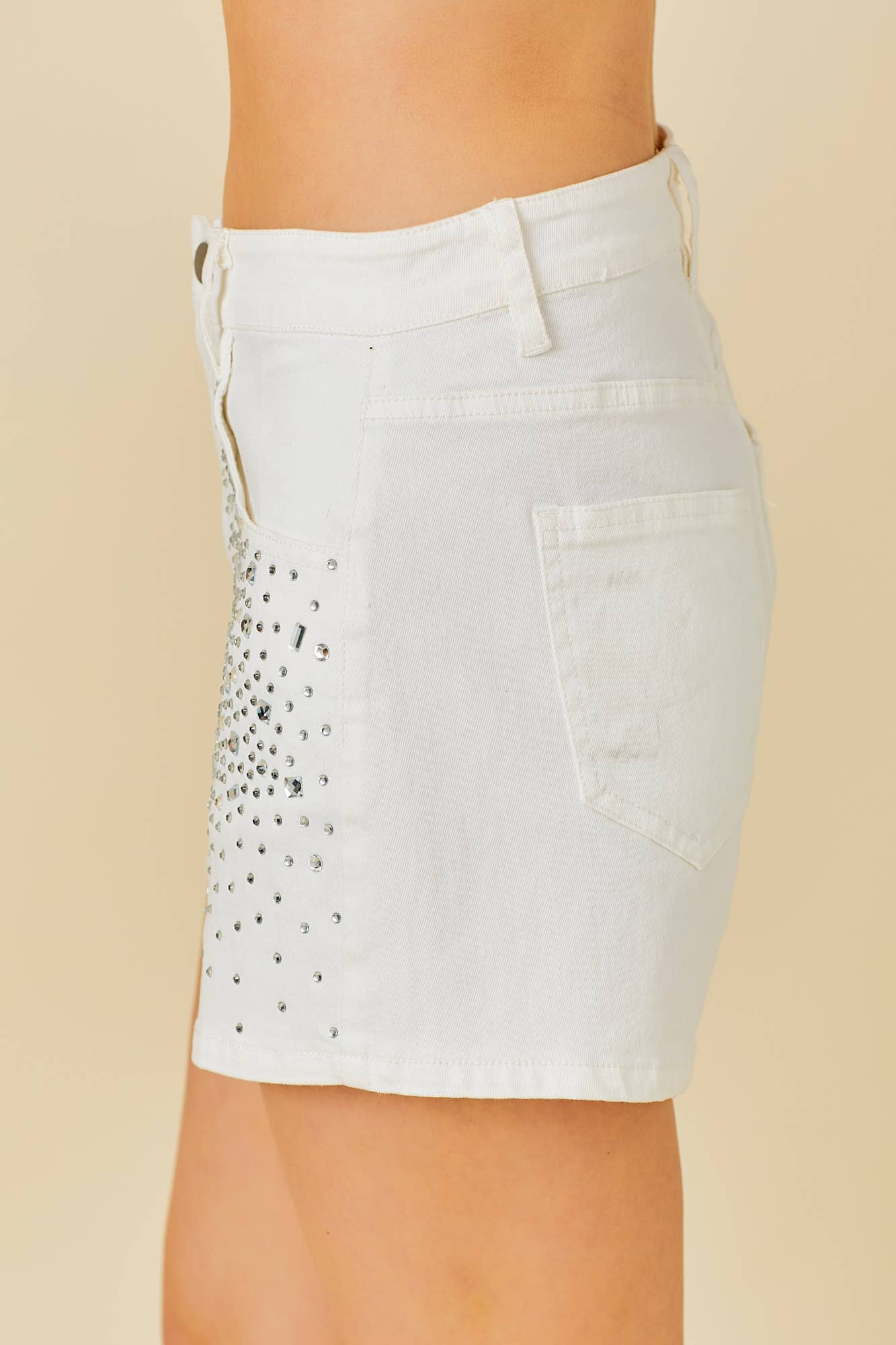 Rhinestone Queen Shorts