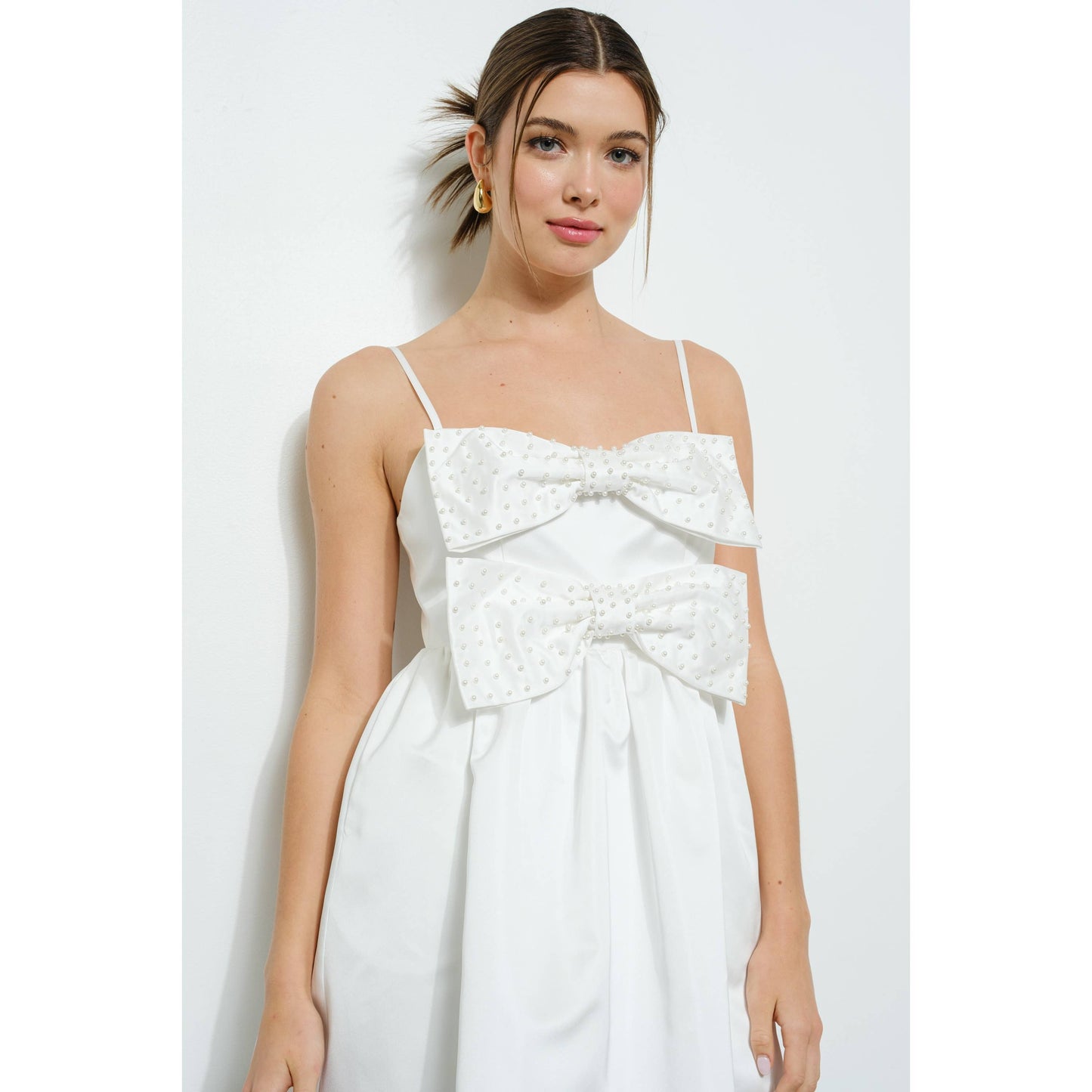 Mitzi Pearl-Embellished Dress