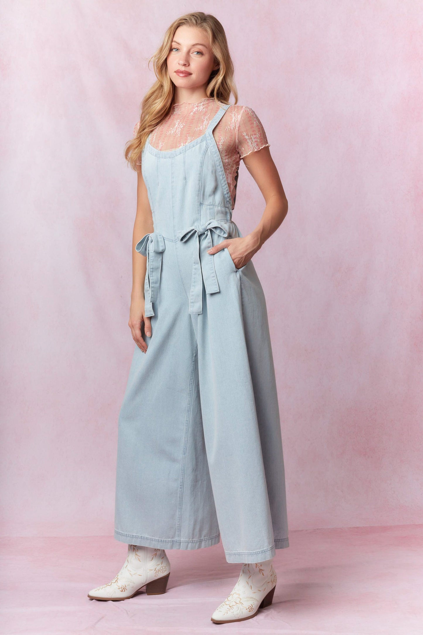 Celia Denim Jumpsuit