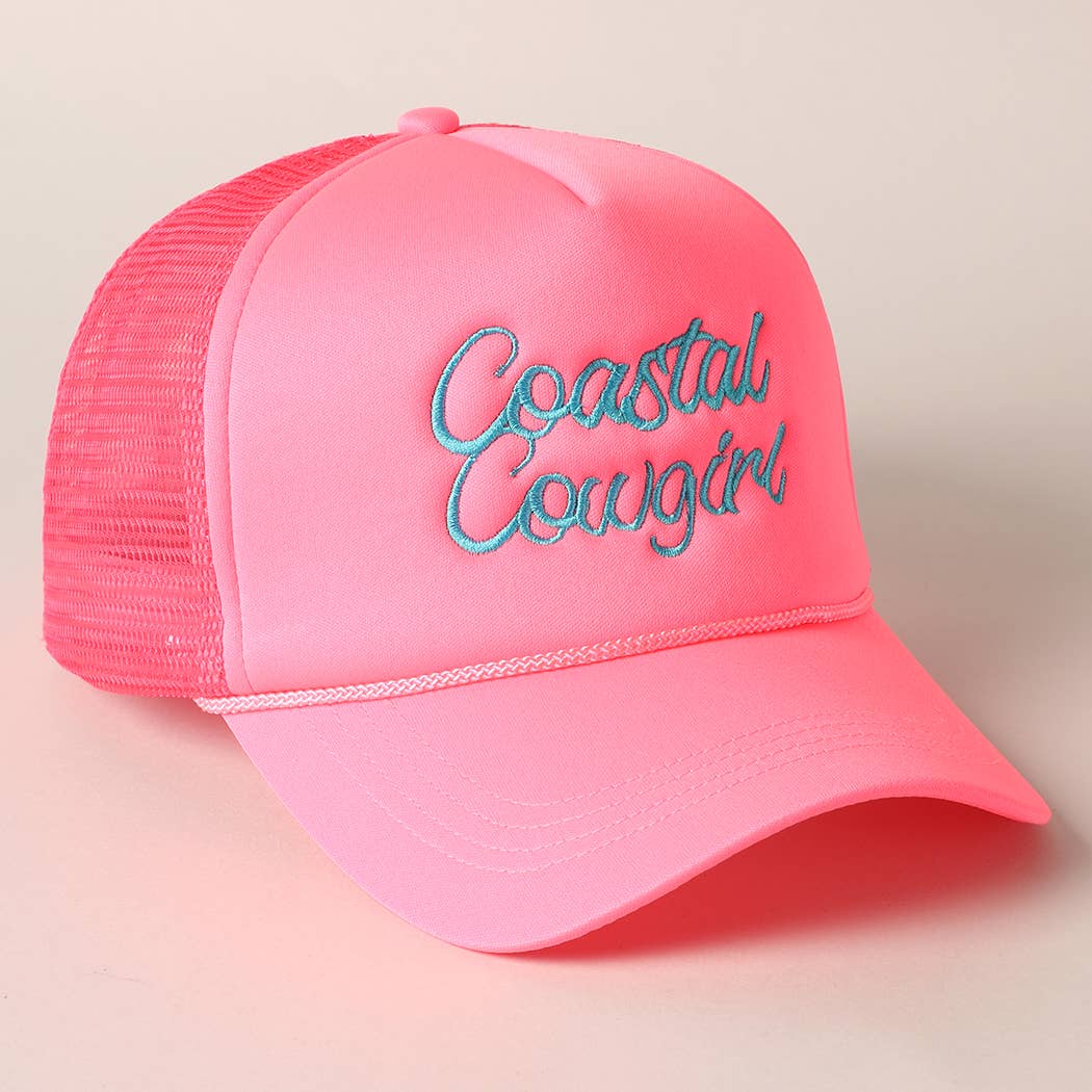 Costal Cowgirl Hat- Neon Pink